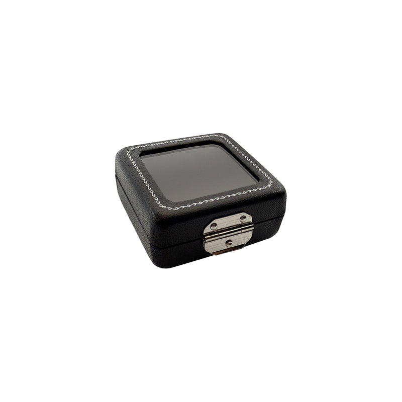 Premium Gemstone Display Case-Black/Black