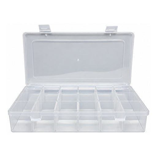Plastic Storage Box with Adjustable Compartments