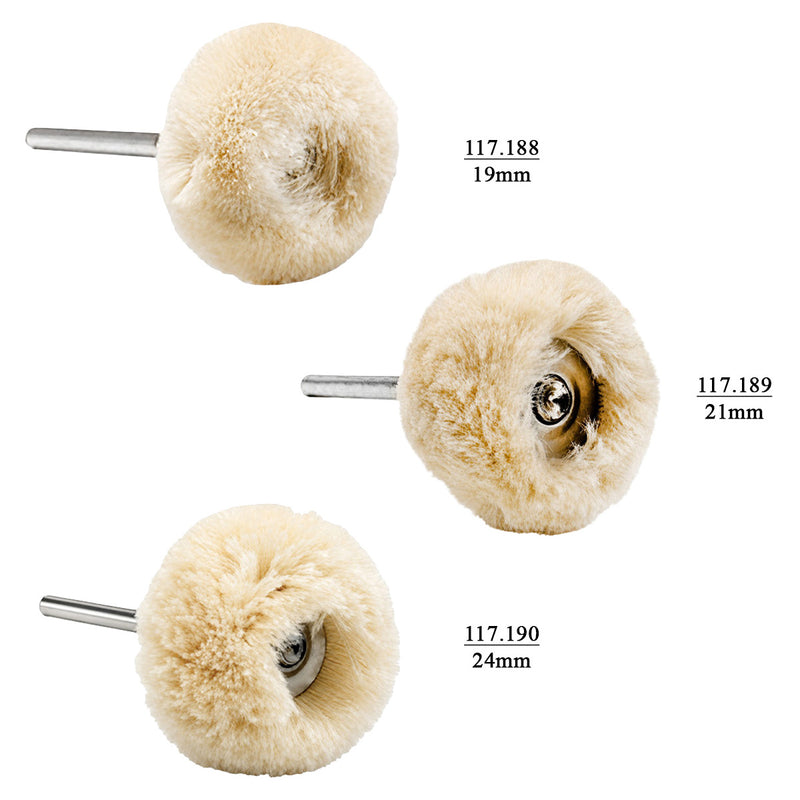Cotton Thread Wheel Buffs-Packs of 5