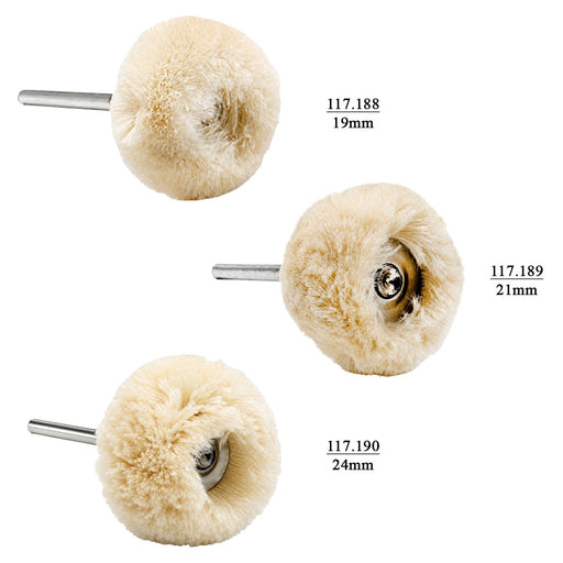 Cotton Thread Wheel Buffs-Packs of 5