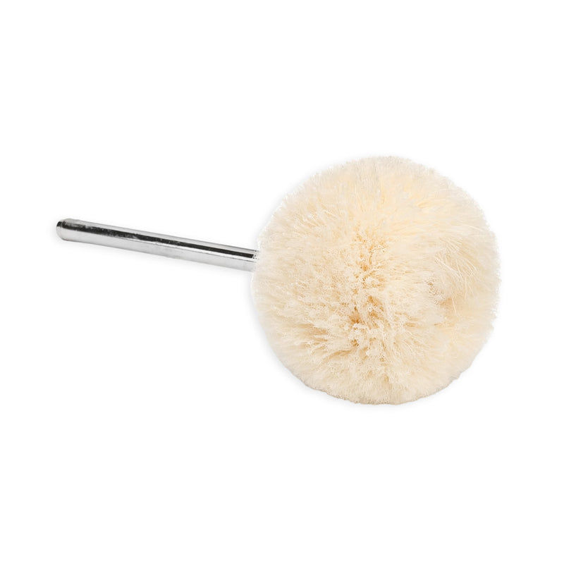 Pack of 5-Cotton String Buffs 1 inch, Mounted 3/32" shank