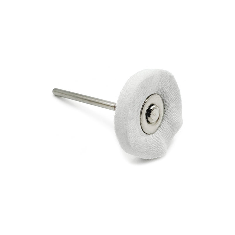 5er-Pack AGILO DOMUS 22mm Baumwollschwabbelscheibe, 14-lagig – Montiert auf 2,35mm Schaft