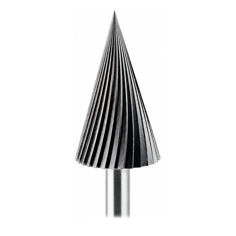 Tungsten Vanadium 17-Degree Fine Cut Cone Bur