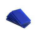 Fette di tavoletta di cera opaca A - blu, viola e verde, 6-1/2" x 2-5/8" x spessore variabile - Blu-Morbido