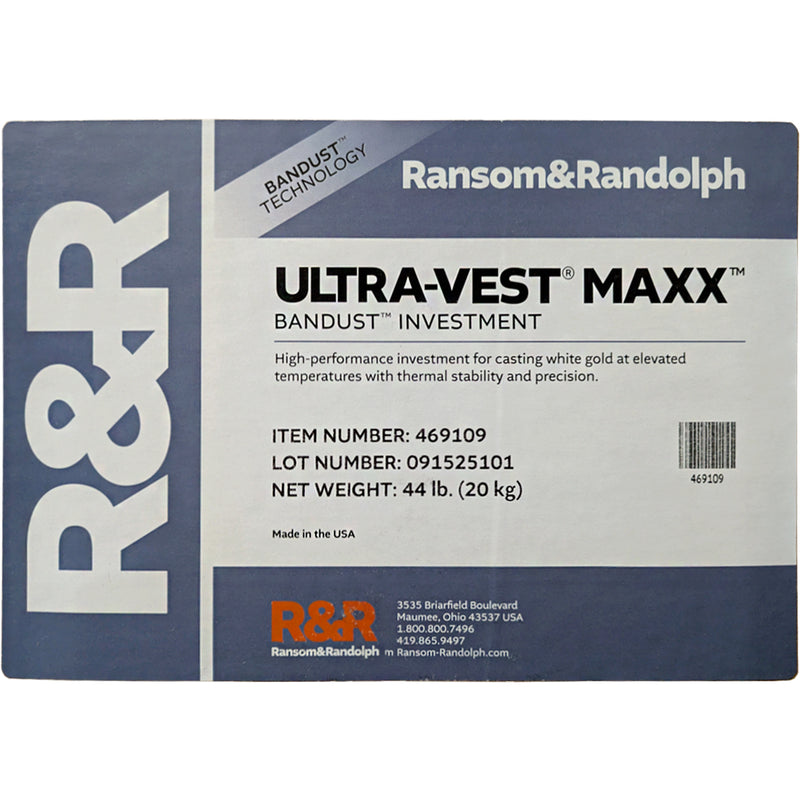Ransom & Randolph Ultra-Vest MAXX with BANDUST-44 Lb Box