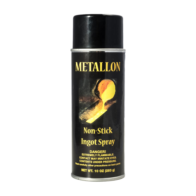 Spray lubricante para moldes de lingotes antiadherentes Metallon, lata de 10 oz