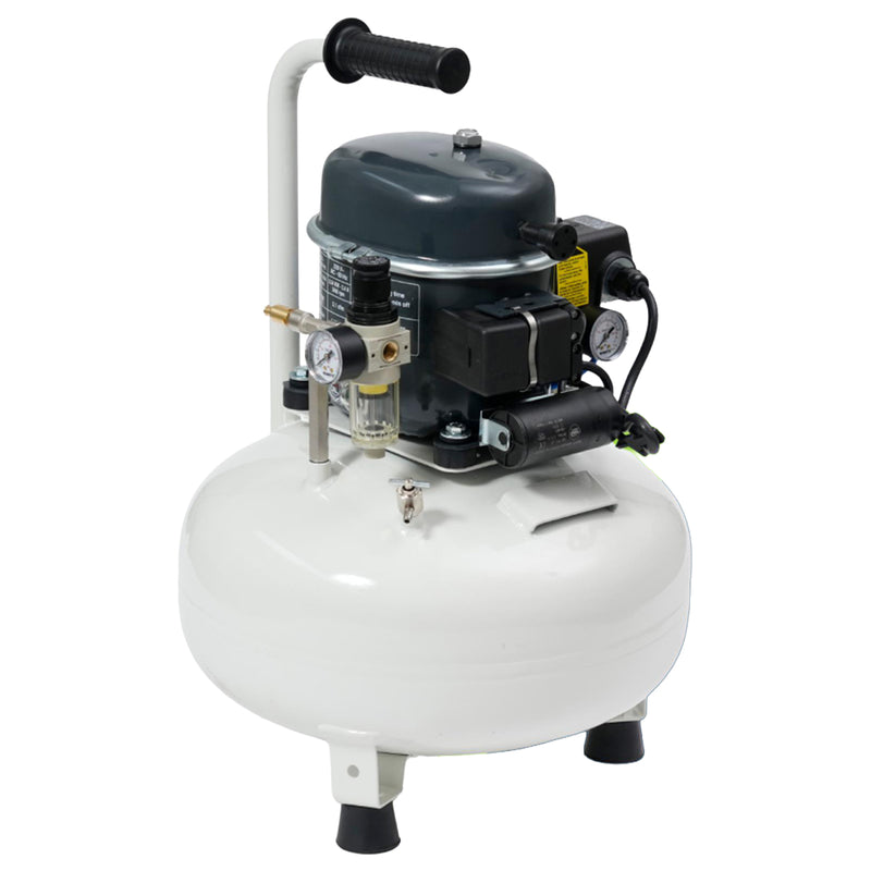 Sil-Air 50-24 Air Compressor, 0.5HP, 110V/60Hz/1 Phase, 6-Gallon Tank