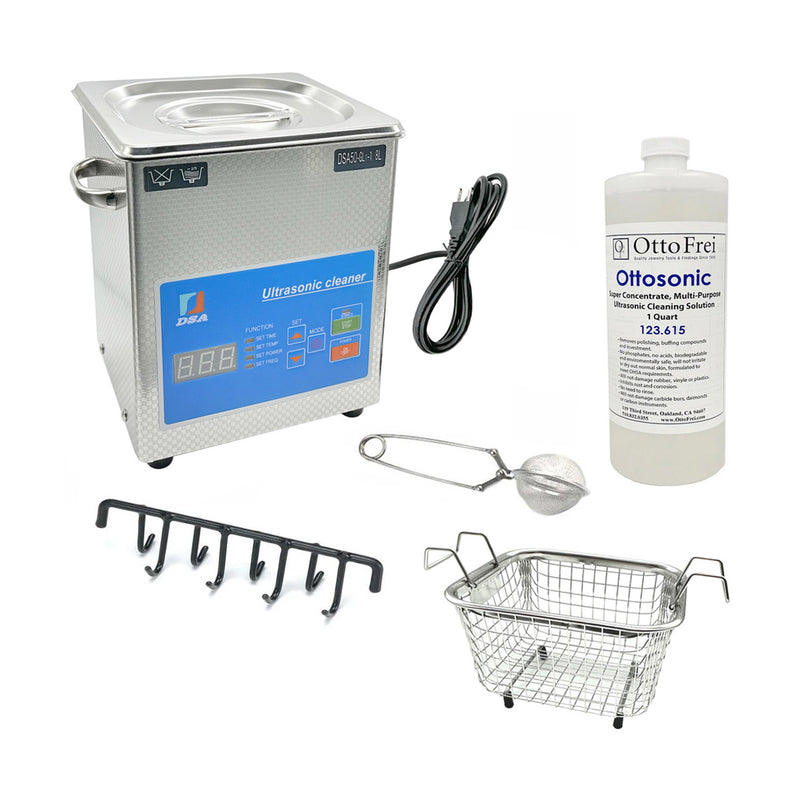 OttoTechSonic Ultrasonic Cleaner 1/2 Gallon 110V - Money Saving Kit