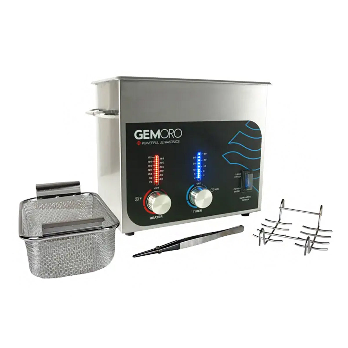 ジェンマ　Gemma MULTUTHONIZER for Kitchen GemOro 3 Qt Heated Pro Next-Gen 2 Ultrasonic Cleaner | GemOro