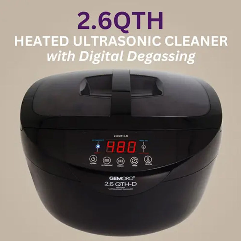 GemOro 1787-D 2.6 Quart Heated Ultrasonic With Digital Degassing