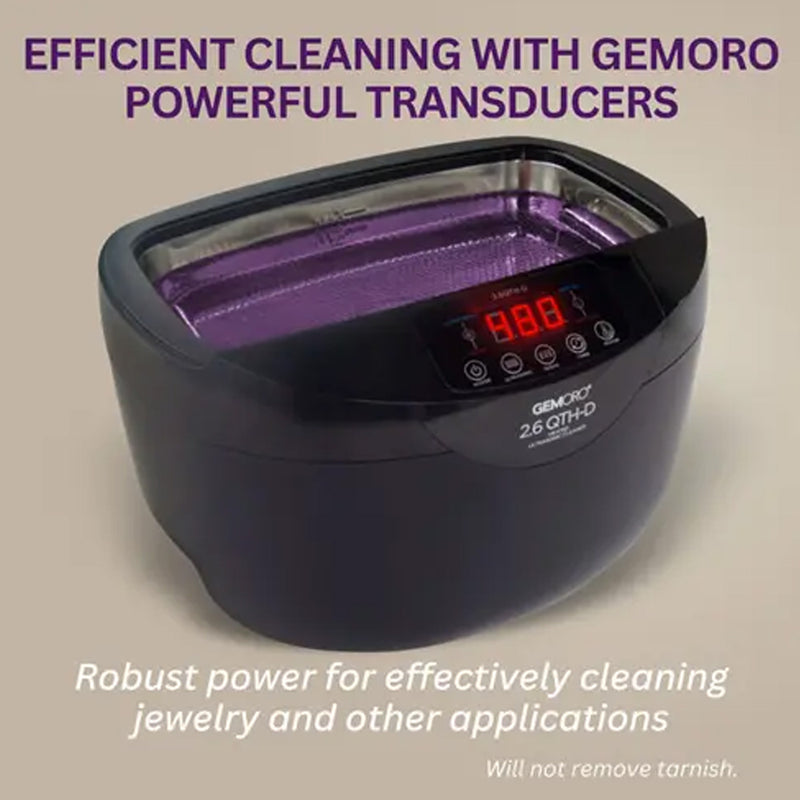 GemOro 1787-D 2.6 Quart Heated Ultrasonic With Digital Degassing