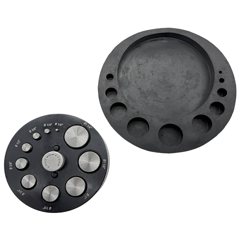 Disc Cutter Set of 10-1/8" to 1-1/4"