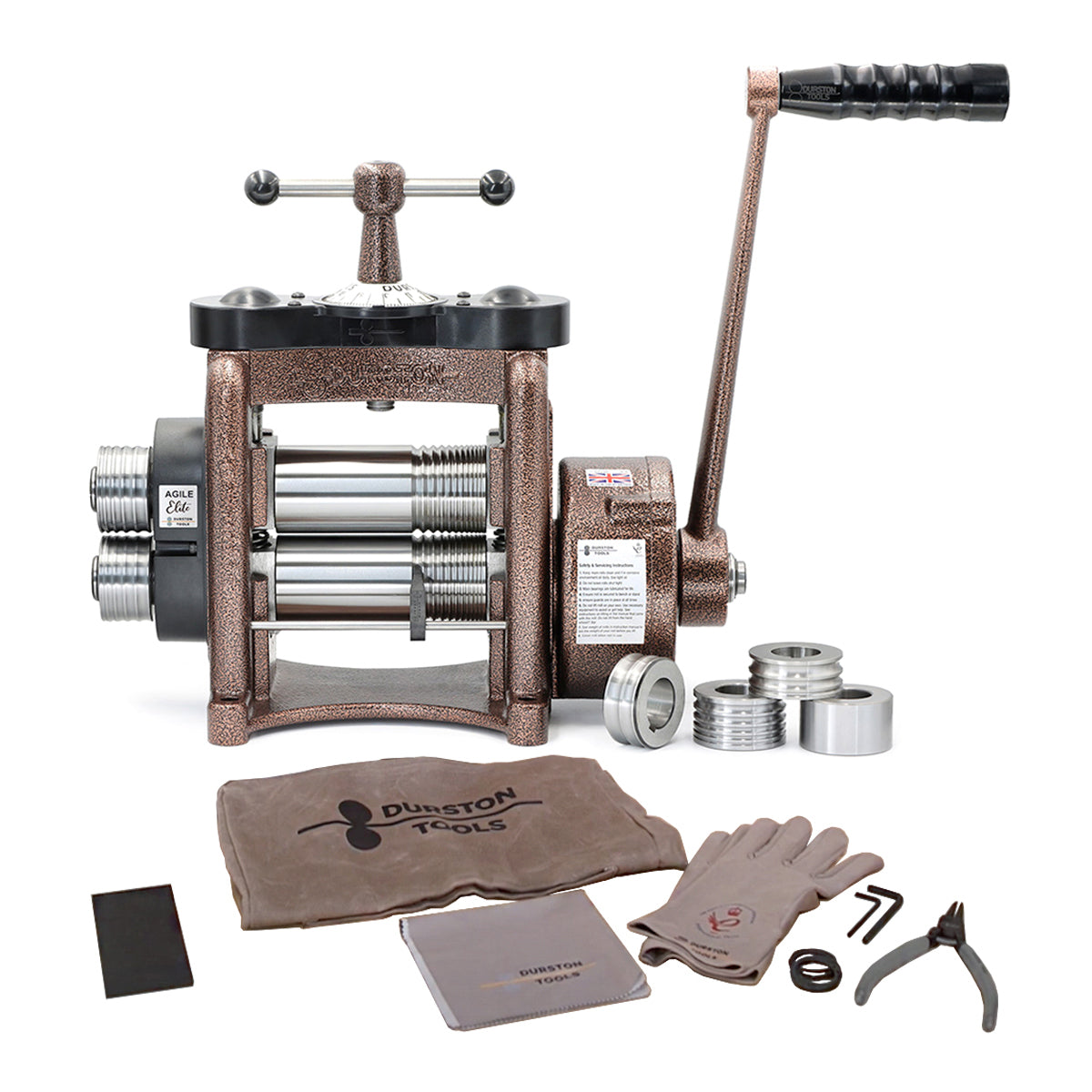 Agile Elite C140 Combo Rolling Mill with Extension Rolls | Durston