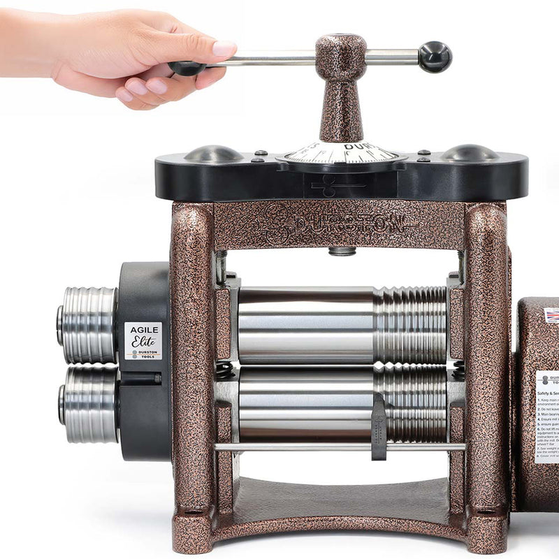 Durston 1046 Agile Elite C140 Kombi-Walzwerk mit Untersetzungsgetriebe und Verlängerungswalzen