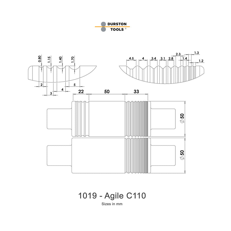 Durston 1019 Agile C110 Kombi-Walzwerk