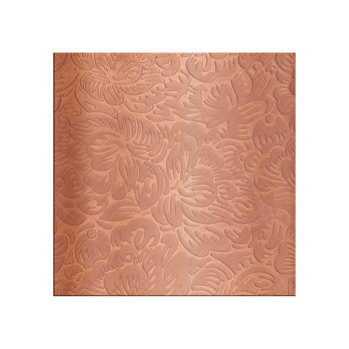 Placa de patrón de acero con diseño de flores Durston 2101