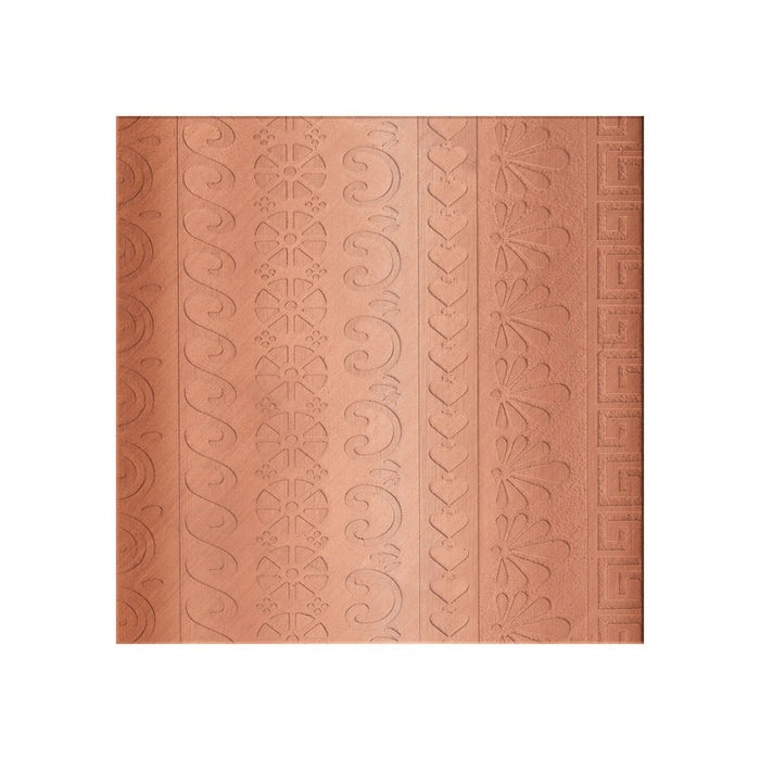 Durston 2103 placa de patrón de acero de diseño ornamentado