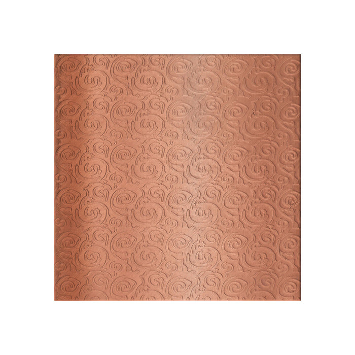 Placa de patrón de acero con diseño de remolinos Durston 2109