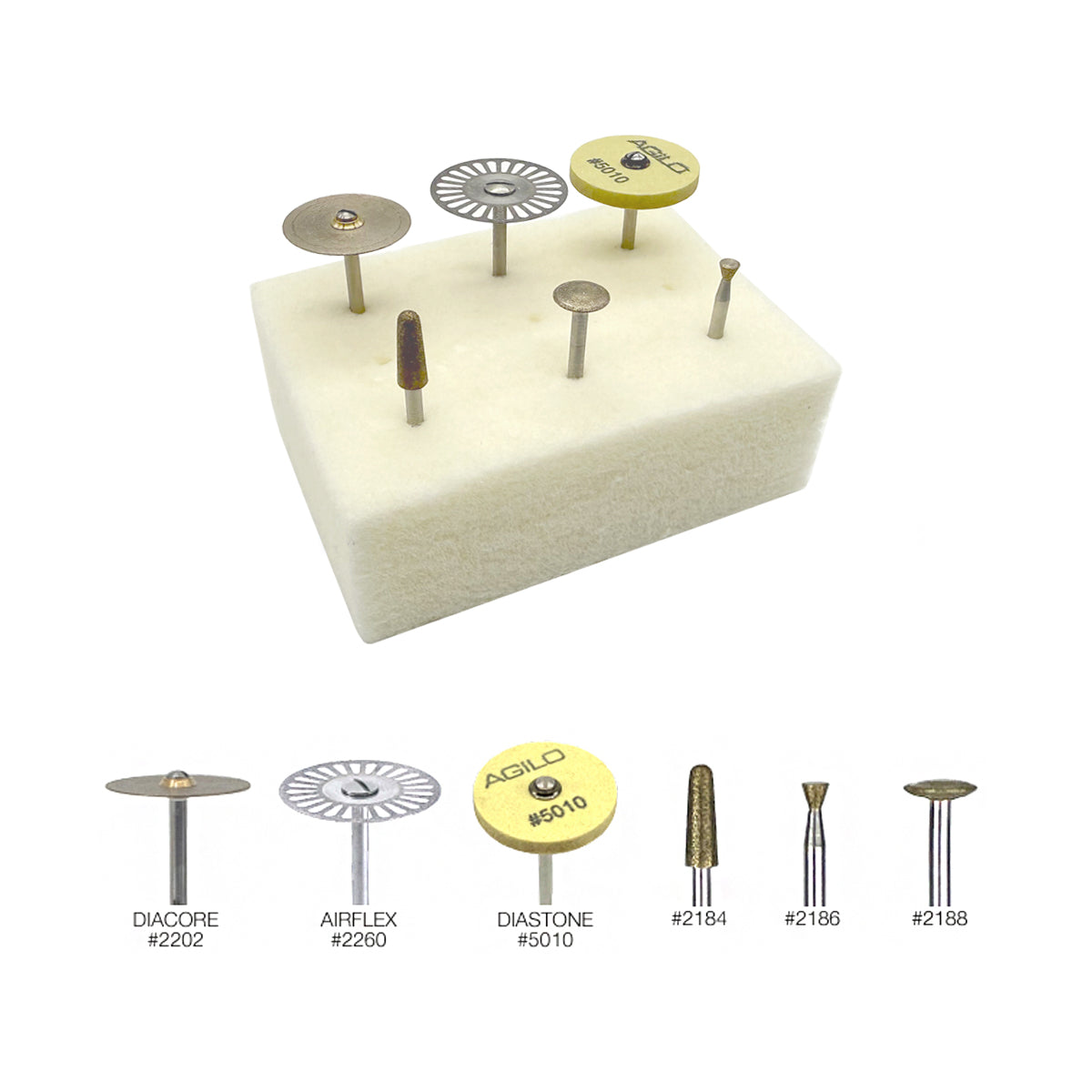 AGILO DIACORE Stone Carving Kit | 3/32