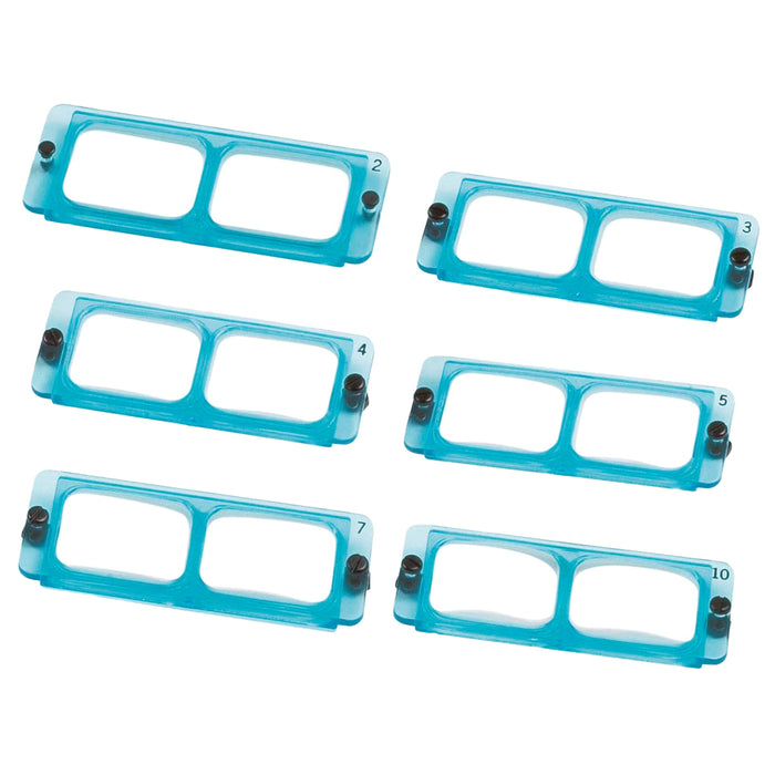 Solo placas de lentes de vidrio óptico Optivisor