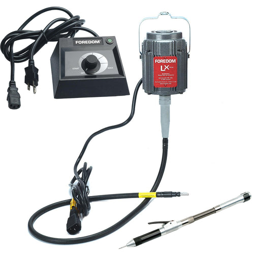 Foredom M.LX-2 Hang-up Motor with C.EMX-2 Table Top Dial Control and Choice of Handpiece - 230V
