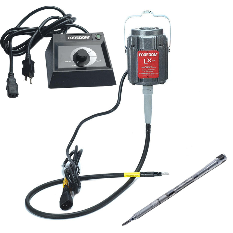 Foredom M.LX-230V Motor with C.EMX-2 Table Top Dial Control, Choice of Handpiece - 230V