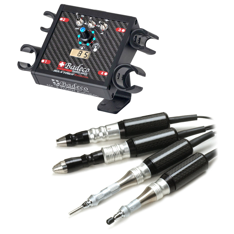 Badeco MX-4 Touch Evolution Micromotor with 4 Handpieces