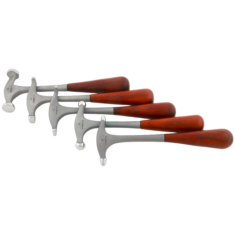 Fretz NH Short Jewelers Hammers Set of 5