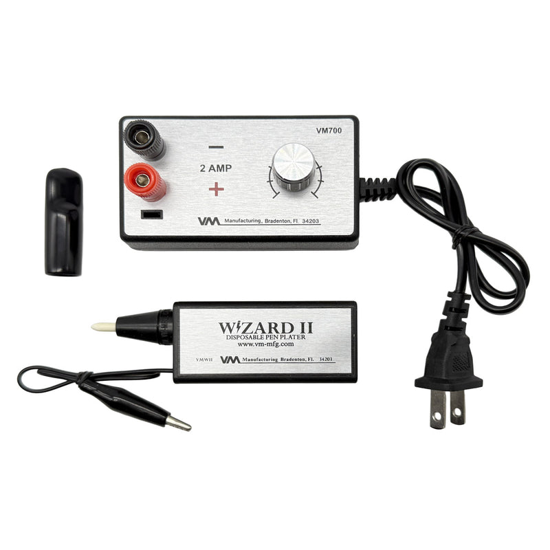 VM Manufacturing 2 AMP Disposable WIZARD II Pen Plating Machine