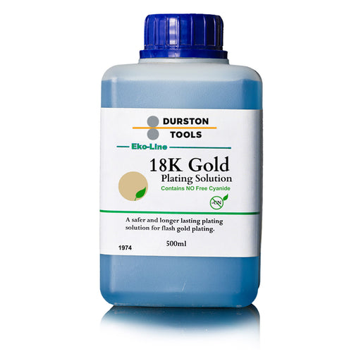 Soluzioni per placcatura in oro Durston - oro 14K, 18K, 24K e rosa (pink) - 500ml