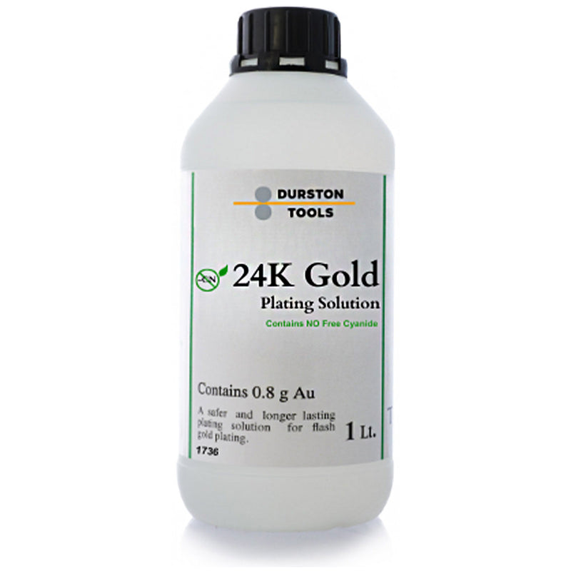 Durston Gold Plating Solutions-14K, 18K, 24K & Rose (Pink) Gold-1000ml