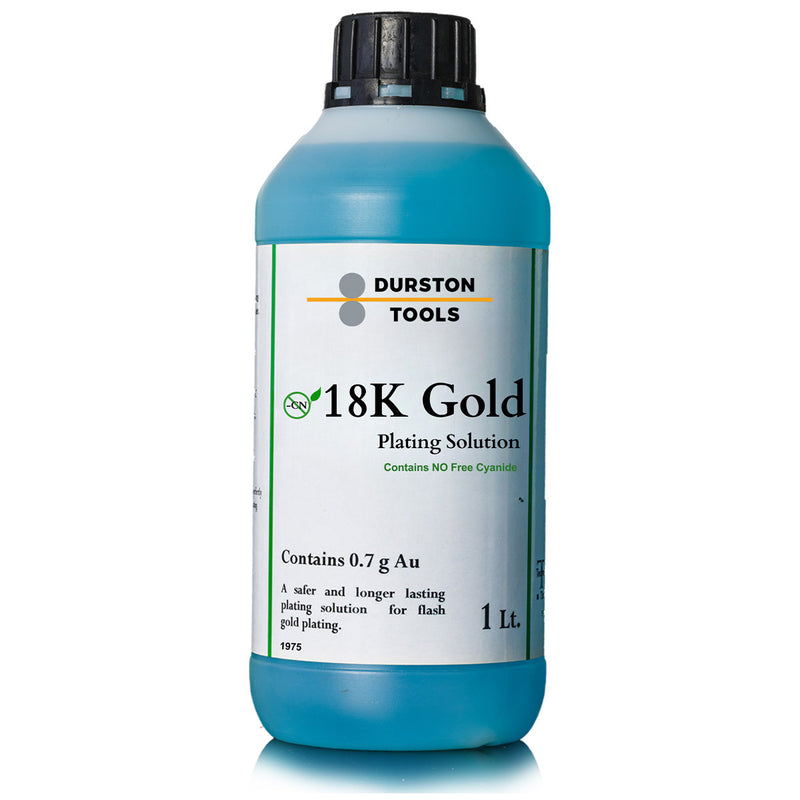 Durston Gold Plating Solutions-14K, 18K, 24K & Rose (Pink) Gold-1000ml