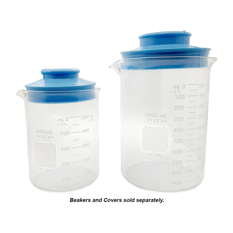 Pyrex Beakers and Beaker Covers