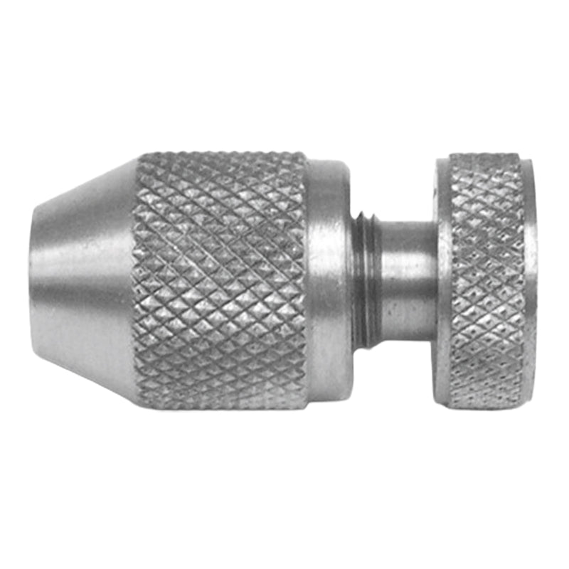 Steel Bur Chuck  0" To 1/4" Capacity-Fits Baldor Tapered Shaft Motors-Right Side