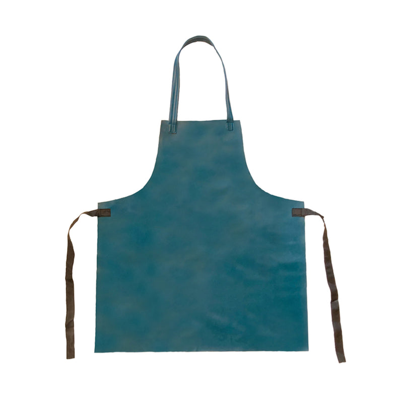 Lederimitat-Türkis-Schürze