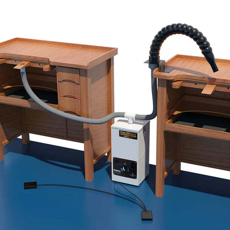 Quatro Gold Vault Extra INFINITY Dust Collector-HD-110V
