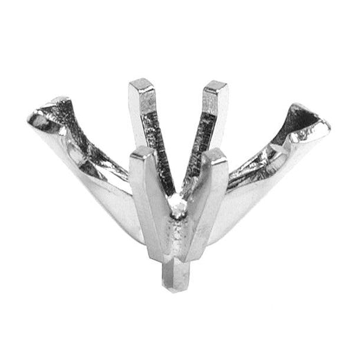 14K White & Platinum Marquise V-End with Peg 6-Prong Die Struck - Otto Frei