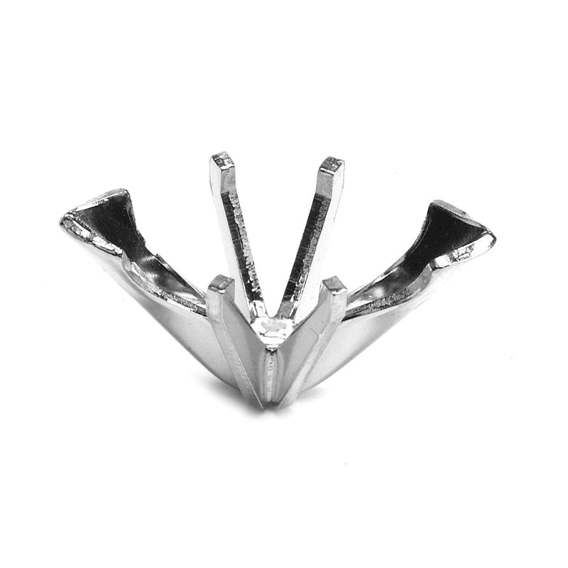 14KW & Platinum Marquise V-End 6-Prong Die Struck - Otto Frei