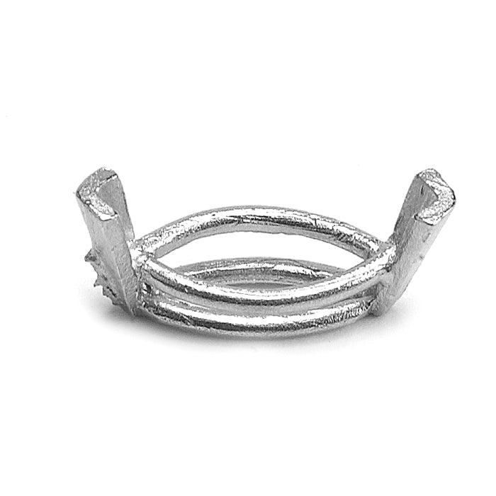 14K Yellow, 14K White & Platinum Marquise V-End Double Gallery 2-Prong Cast - Otto Frei