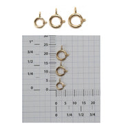 14KY Spring Rings Closed Top - Otto Frei