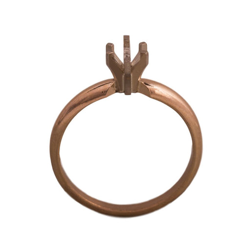 14KW, 14KW/14KY & Platinum Marquise Solitaire 6 x 3.5mm Center Stone 6-Prong Die Struck - Otto Frei