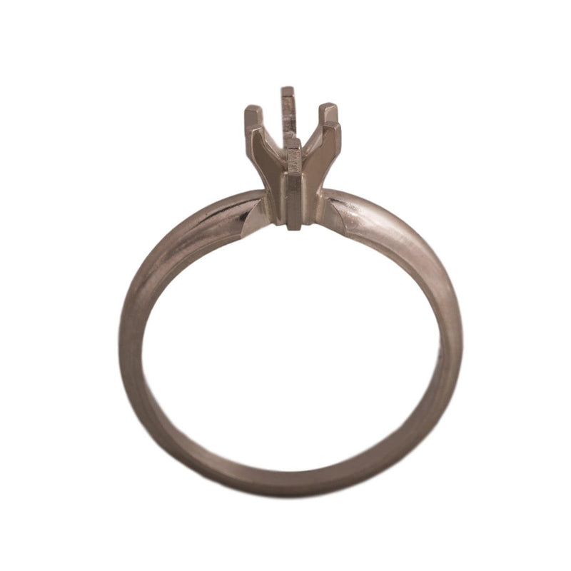 14KW, 14KW/14KY & Platinum Marquise Solitaire 6 x 3.5mm Center Stone 6-Prong Die Struck - Otto Frei