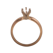 14KW, 14KW/14KY & Platinum Marquise Solitaire 7.5x4.25mm Center Stone 6-Prong Die Struck - Otto Frei