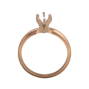 14KW, 14KW/14KY & Platinum Marquise Solitaire 9.5 x 5mm Center Stone 6-Prong Die Struck - Otto Frei