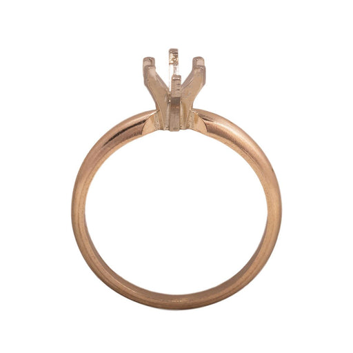 14KW, 14KW/14KY & Platinum Marquise Solitaire 9.5 x 5mm Center Stone 6-Prong Die Struck - Otto Frei