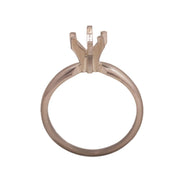 14KW, 14KW/14KY & Platinum Marquise Solitaire 9.5 x 5mm Center Stone 6-Prong Die Struck - Otto Frei