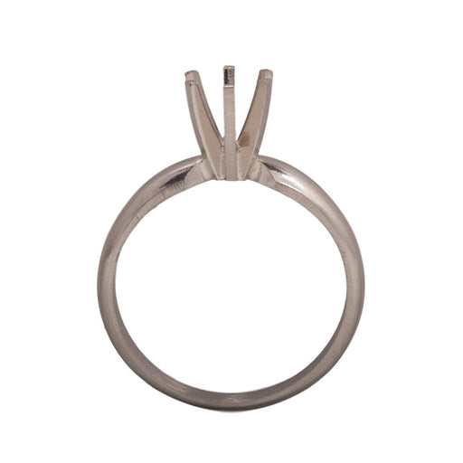 14KW, 14KW/14KY & Platinum Round Solitaire 6mm Center Stone 6-Prong Die Struck - Otto Frei