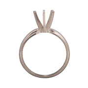 14KW, 14KW/14KY & Platinum Round Solitaire 7.5mm Center Stone 6-Prong Die Struck - Otto Frei