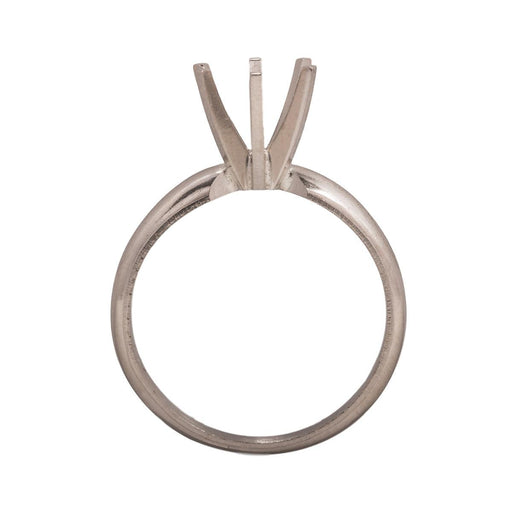 14KW, 14KW/14KY & Platinum Round Solitaire 7.5mm Center Stone 6-Prong Die Struck - Otto Frei