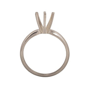 14KW, 14KW/14KY & Platinum Round Solitaire 7mm Center Stone 6-Prong Die Struck - Otto Frei